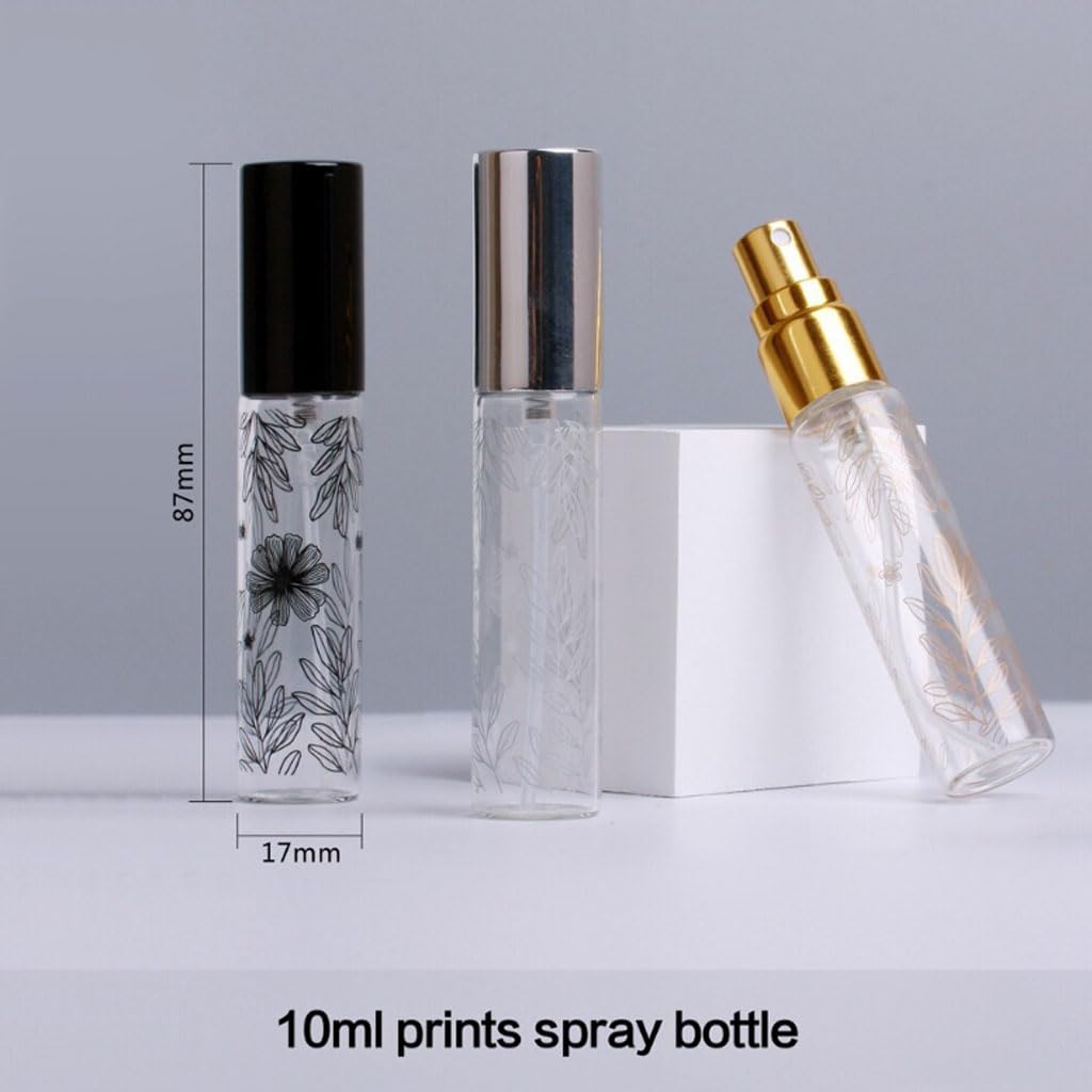 2 stuks 10 ml hervulbare lege parfumfles met verstuiver lekvrije draagbare reizen mini cosmetische container geur aftershave sprayfles