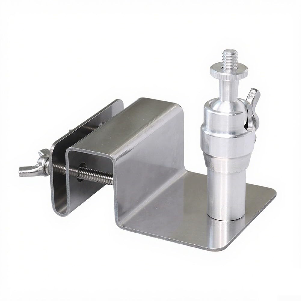 Gutter Mount for Eufy and for Arlo Solar Panels, Adjustable Bracket Compatible with Pro 2/Ultra/Pro 3 Security Cameras, 1/4-20 Thread for Secure Mounting