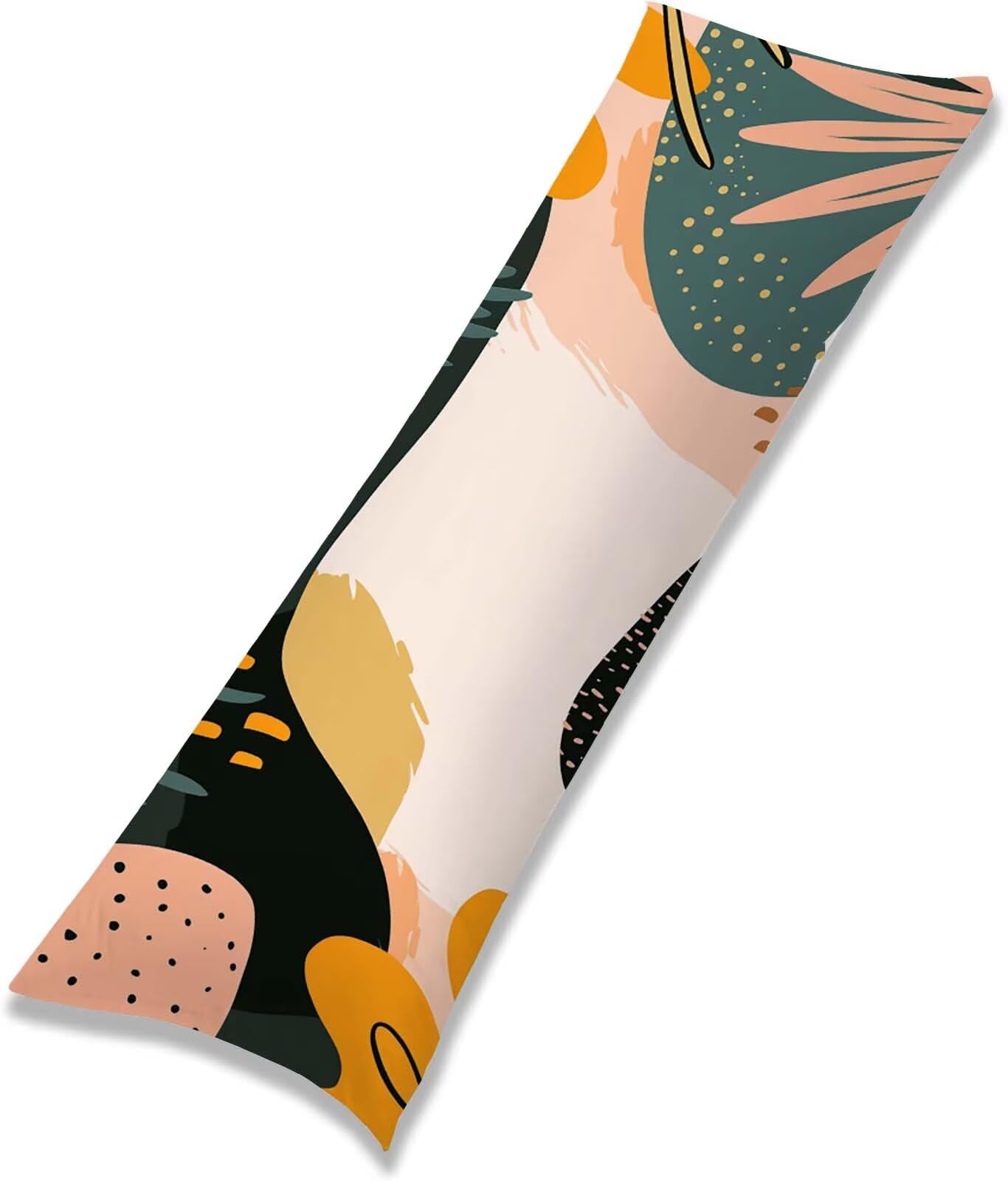 Fodera Cuscino 50 x 150 cm, Nordic-8 Lino Cuscini per Divano Letto, | con Invisibile Cerniera, Morbida e Traspirante, per biancheria da letto, divano, hotel, chi dorme sul fianco Fiore j-23