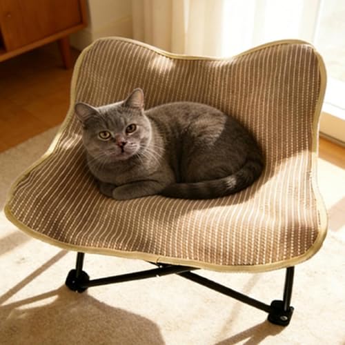 Cama raspador para gatos con silla de sisal para cuidar garras 4