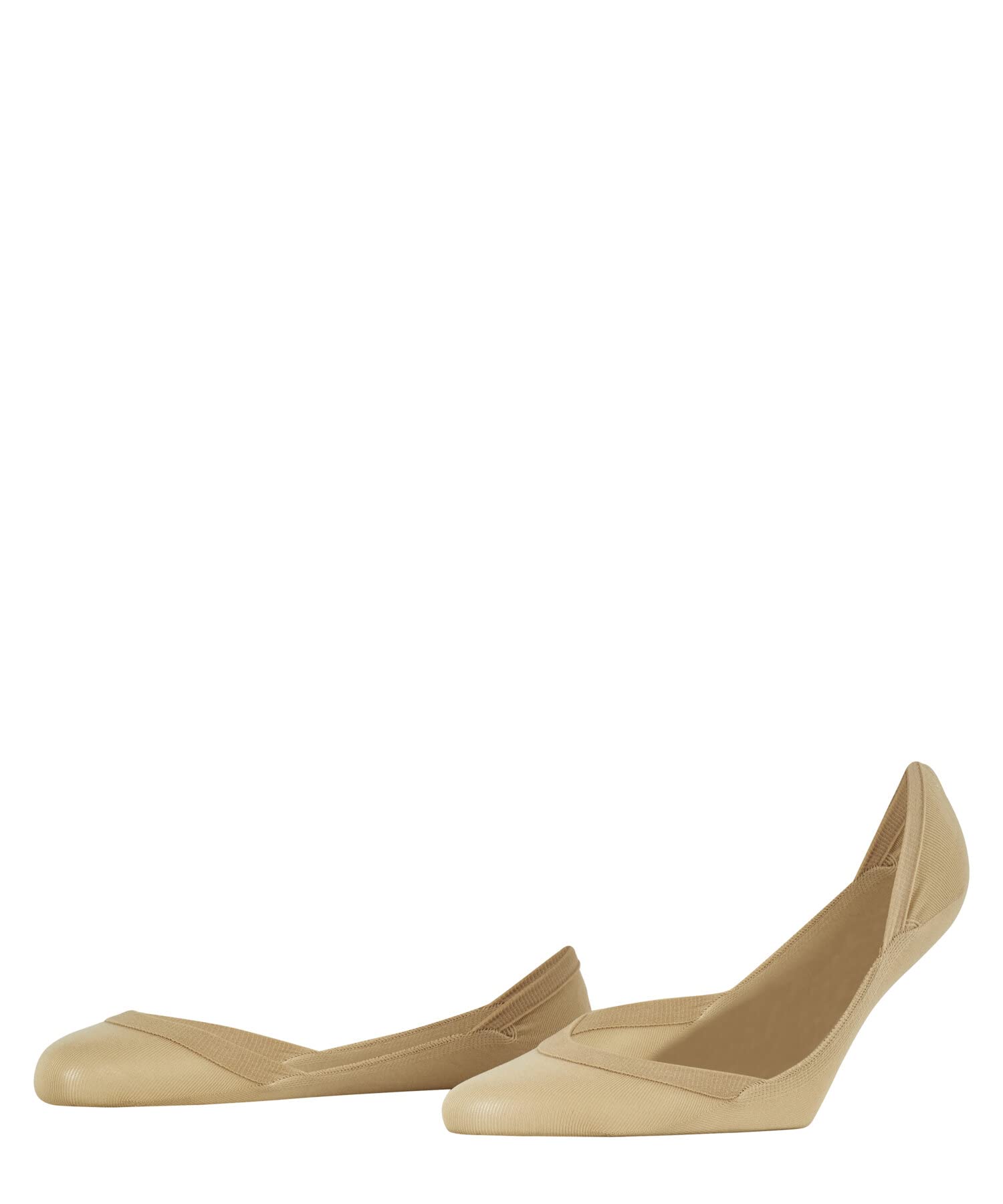 FALKE Kobiety Stopki Elegant Step W In Bardzo Niski Krój niewidoczne jednokolorowe 1 Para, Cieliste Crystal 4409, 39-40