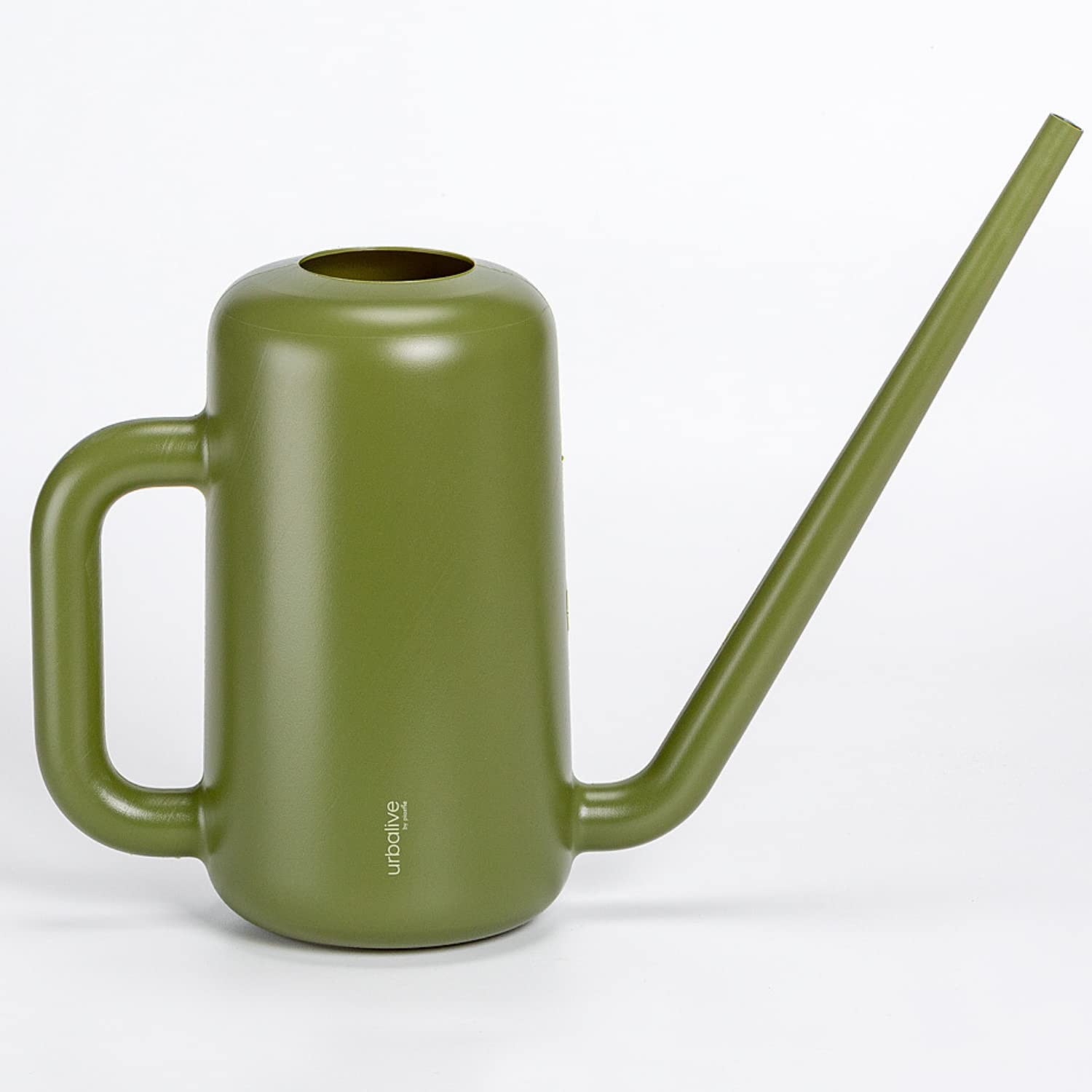 Plastia Regadera Pequeña para Plantas de Interior 1,8 L – Regadera Plantas con Pico Largo para Riego Fácil – Regaderas Jardín de Plástico, Verde