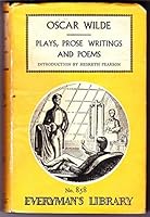 Oscar Wilde's Plays, Prose Writings, and Poems B016SOG68G Book Cover