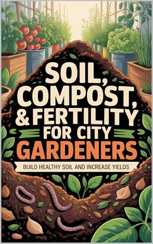 Soil, Compost, & Fertility for City Gardeners: Build Healthy Soil & Increase Yields Without a Traditional Yard (Urban Gardening & Micro Farming Book 4)