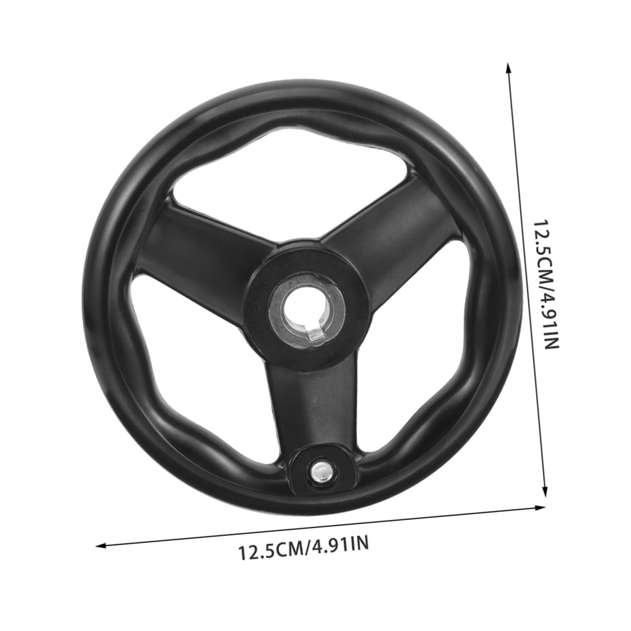 LIFKOME 2Pcs Bakelite Hand Wheel Replacement for Milling Machines Slip Hand Crank Grip for Precise Manual Adjustments Easy Installation for Industrial Use
