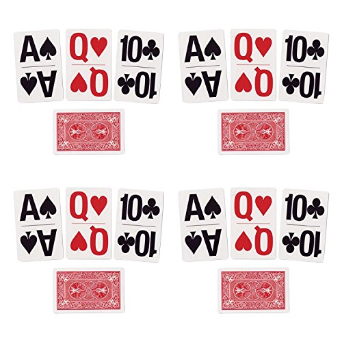 Bicycle Large Print Playing Cards (4-Pack) miniatura 2