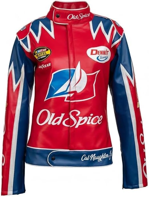 Bobby Women Jacket Old Ricky Bobby Racing Wonder Red Spice Nights Faux Leather Jacket