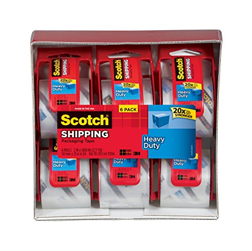 Product of Scotch Heavy-Duty Shipping Packaging Tape with Dispenser, 2