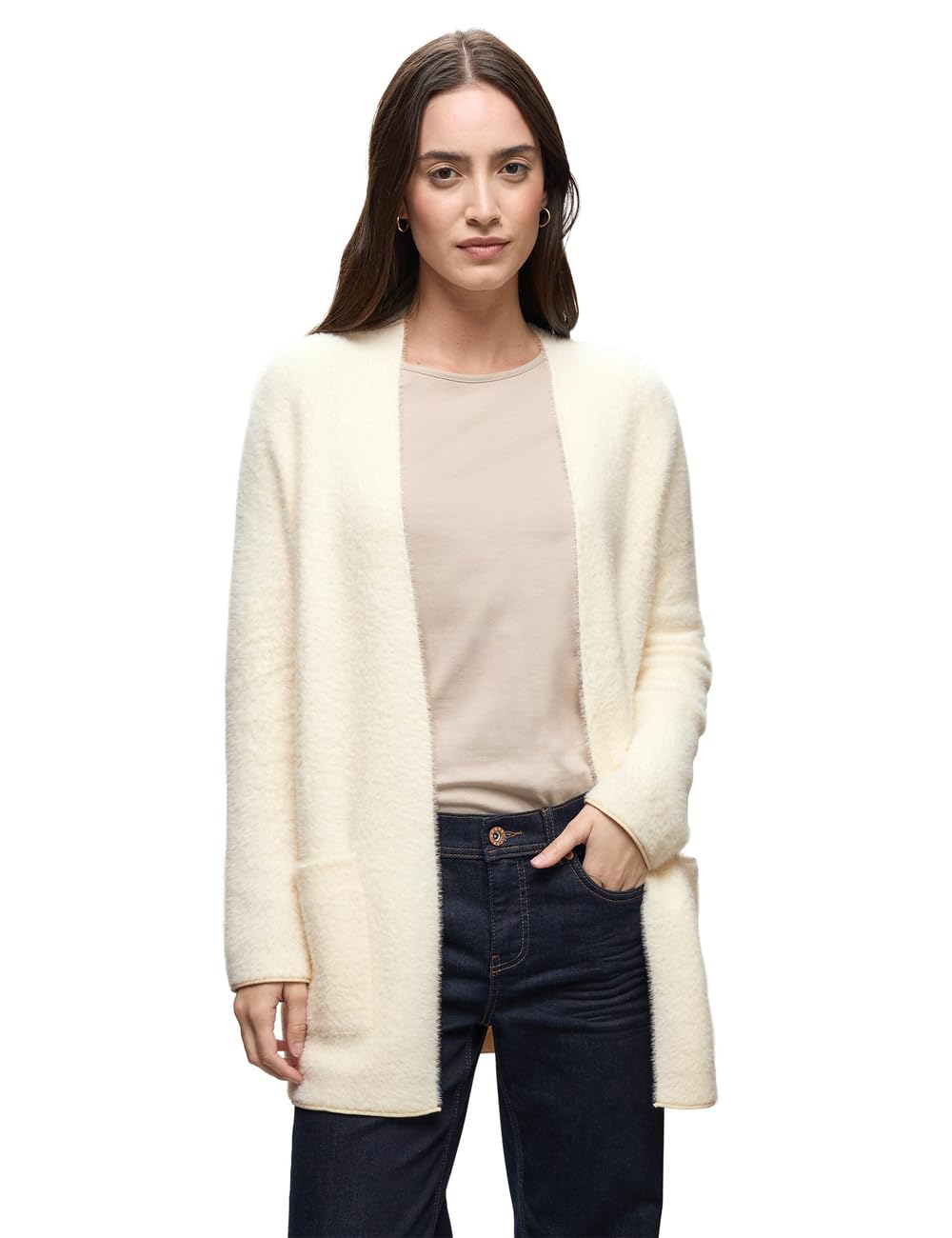 STREET ONE Strickjacke Cardigan Soft Garnqualität, lässiger Look