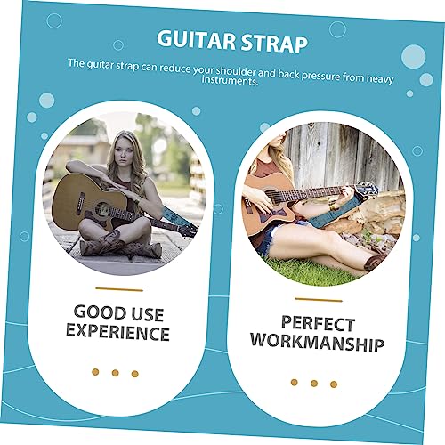 Alasum 8 Pièces Sangle De Guitare En Cuir Guitare Bandoulière Ukulélé Ceinture D’Épaule Coton Banjo Sangle Vintage Sangle De Guitare Cool Sangle De Guitare Gaufrage Guitare Ceinture - Les Beatles, Paul McCartney, John Lennon, RIngo Starr, George Harrison Alasum 8 Pièces Sangle De Guitare En Cuir Guitare Bandoulière Ukulélé Ceinture D'Épaule Coton Banjo Sangle Vintage Sangle De Guitare Cool Sangle De Guitare Gaufrage Guitare Ceinture – Image 5