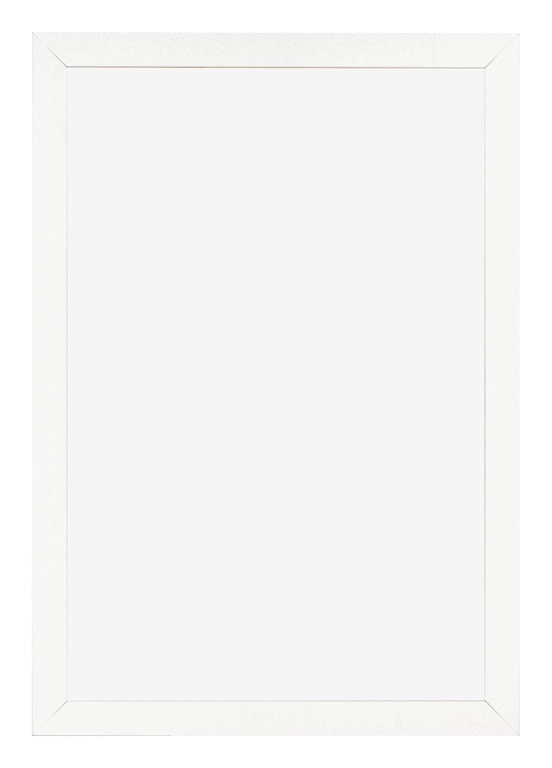 Dutch Frame Factory - Picture frame 40x60 cm - White High Gloss - MDF Picture frame with Antireflex Acrylic glass - Photo frame 40x60 cm - Benno