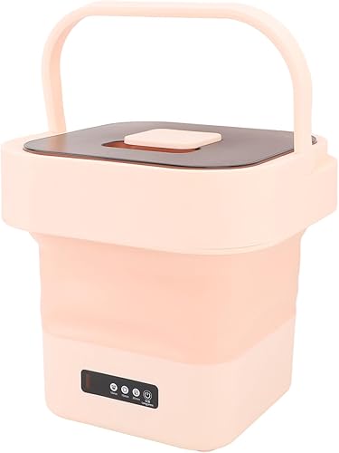 Miniatura 2 de GOTOTOP Lavadora plegable portátil de 10 L, pequeña lavadora para ropa de bebé, funcionamiento totalmente automático, ideal para RV, camping,
