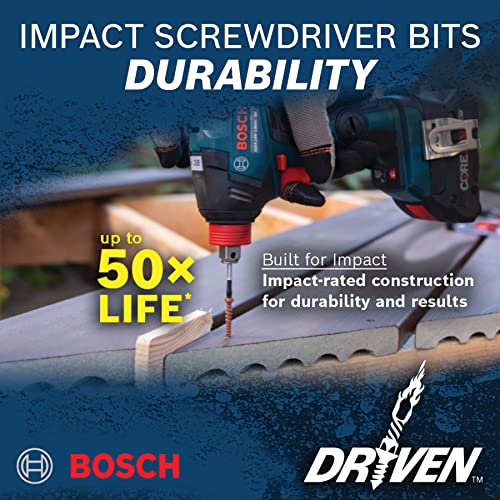 Bits Phillips nº 2 BOSCH ITDPH2115, para furadeira de impacto, pacote com 15