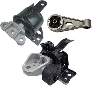 Motor,Torque Strut&Transmission Mount Set For 2014-2015 Chevrolet Spark 1.2L AUTO CVT