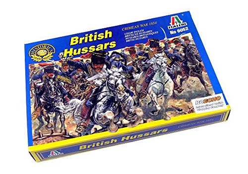 Maquette militaire British Hussars 1854 ITALERI 6052 : figurines guerre de Crimée échelle 1/72