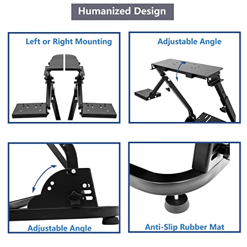 Cxrcy WH-G920 Racing Wheel Stand Compatible With Logitech G920 G29 G27 G25 Gaming Cockpit Height Adjustable Foldable Gaming Racing Simulator Steering Wheel Stand,Wheel And Pedals Not Included thumb #2