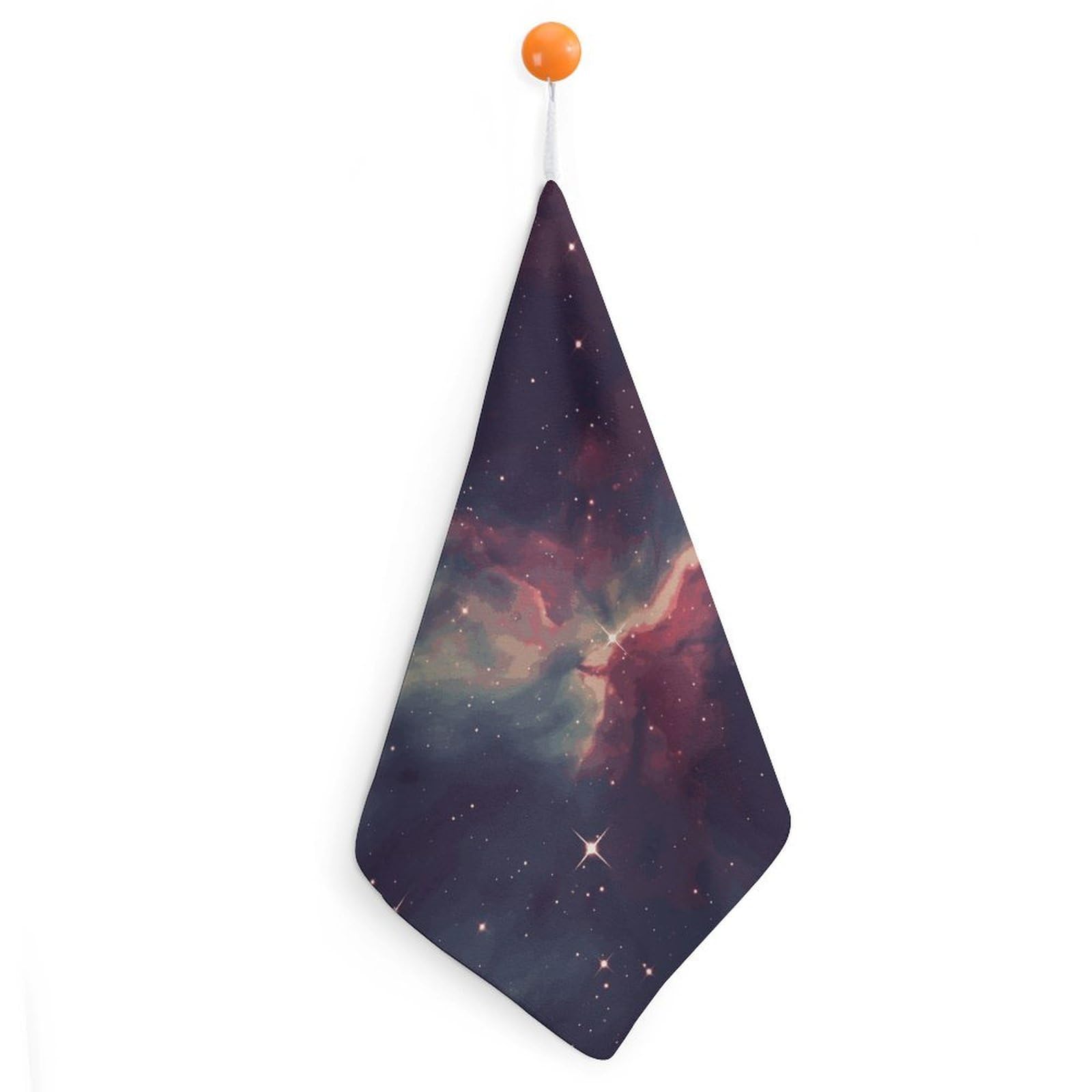 LDGSUPH Star Field in Deep Space Hand Towels Fashion Hand Face Towel with Hanging Strap Absorbent Soft Decorative Towel Fade Resistant Cozy Face Cloths for Kitchen Gym Bathroom Towels 1PCS