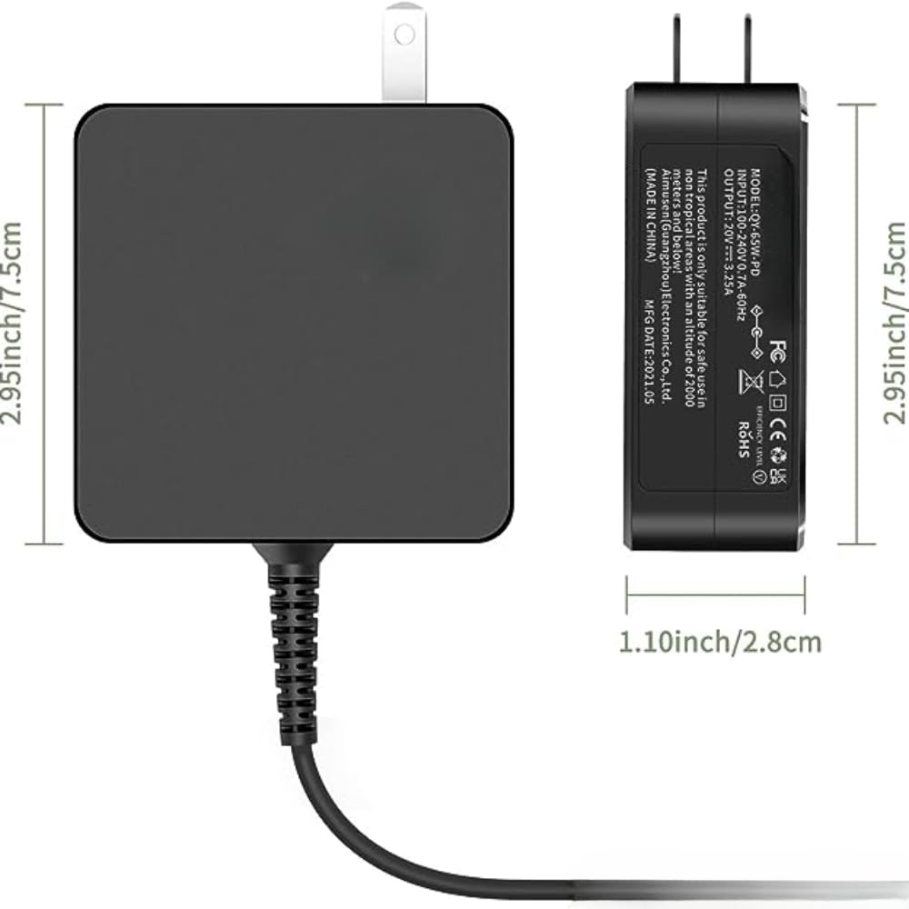 Amazon.com: Marg USB-C 5V 1.5A 15V 2.6A AC Adapter for