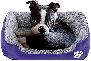 PowerKing Dog Bed,Waterproof Pet Mat Pad and Sleeping Cushion For Kitty Cat and Small Puppy Dog,Soft and Washable(purple)