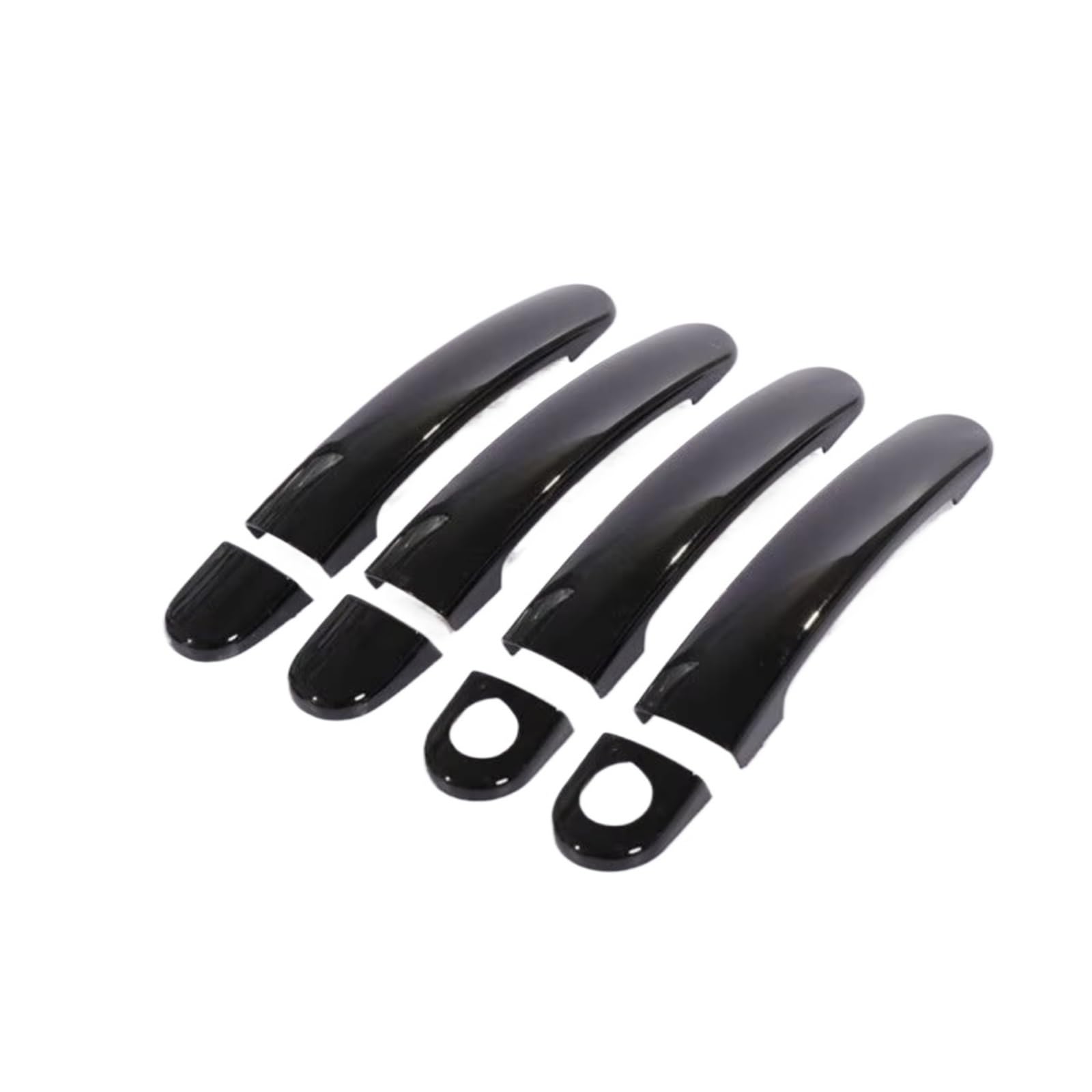 Iukmr C For Vw For Golf 4 Mk4 For Rabbit A4 1J 1997-2006 Gloss Black Hrome Ar Door Handle Overs Accessories Styling Stickers Ar Outer Door Handle(C)