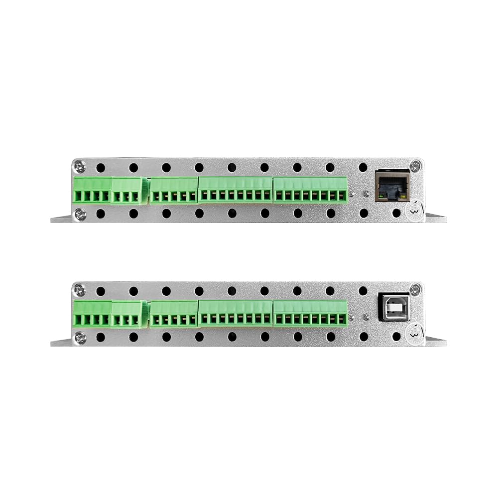 Scheda di controllo del movimento WXHC USB/Ethernet, controller CNC di precisione per motori passo-passo, hobbisti, progetti educativi e piccoli produttori, compatibile MACH3, I/O versatile, facile