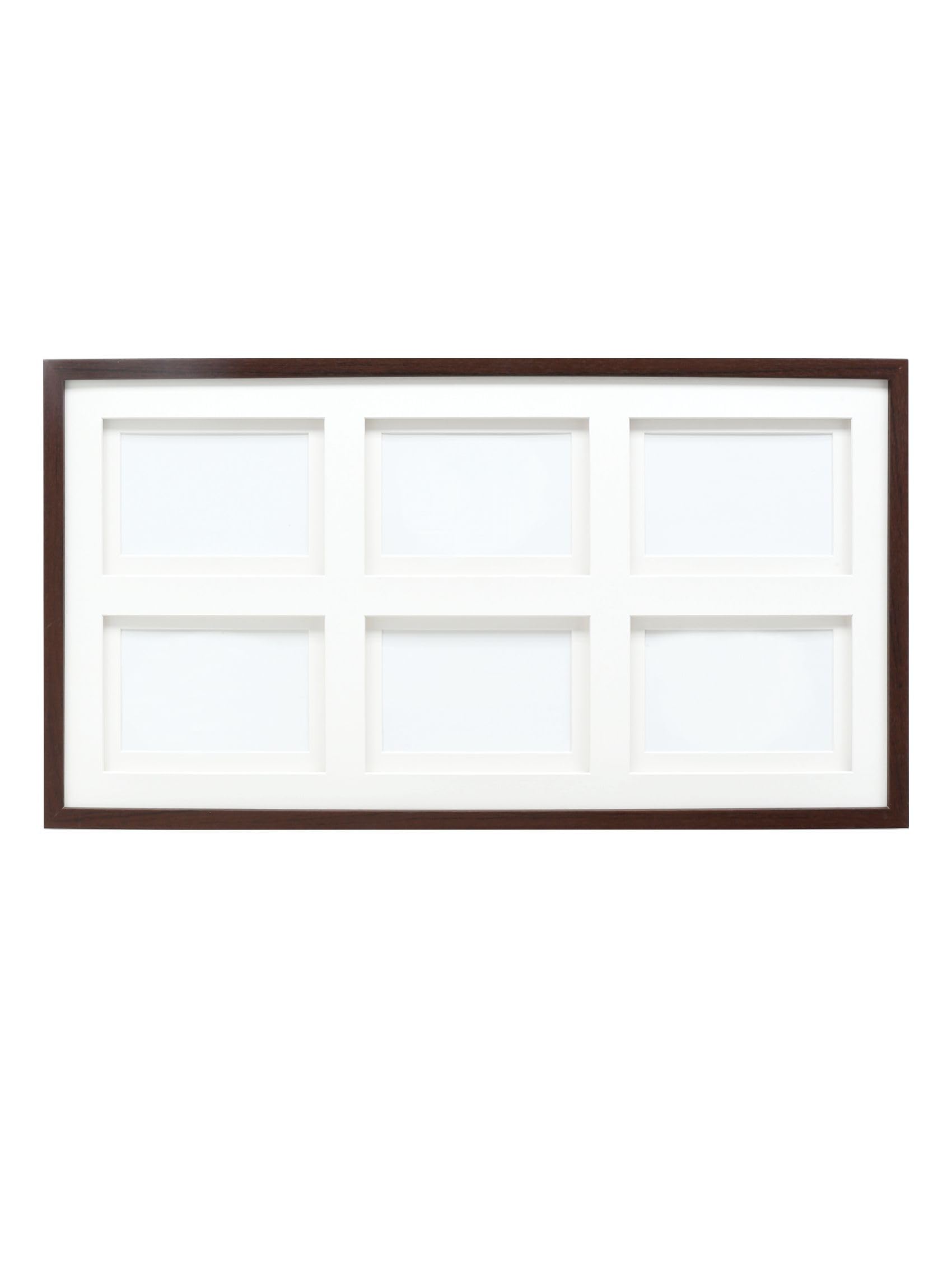Deknudt Frames Cadre Pêle-mêle 6 photos 10x15cm Couleur Marron S65KQ6