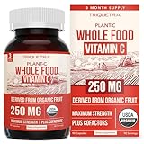 Organic Vitamin C | Whole Food Vitamin C from Fruit Plus Absorption Enhancing Cofactors - Vegan,...