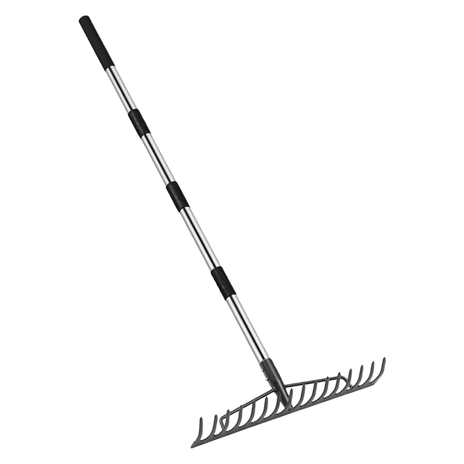 Hgenahgtf Professional Adjustable Yard Implement With Long Carbon Steel Shaft For Comfortable Gardening And Agriculture Wide Head Grass Scuffle
