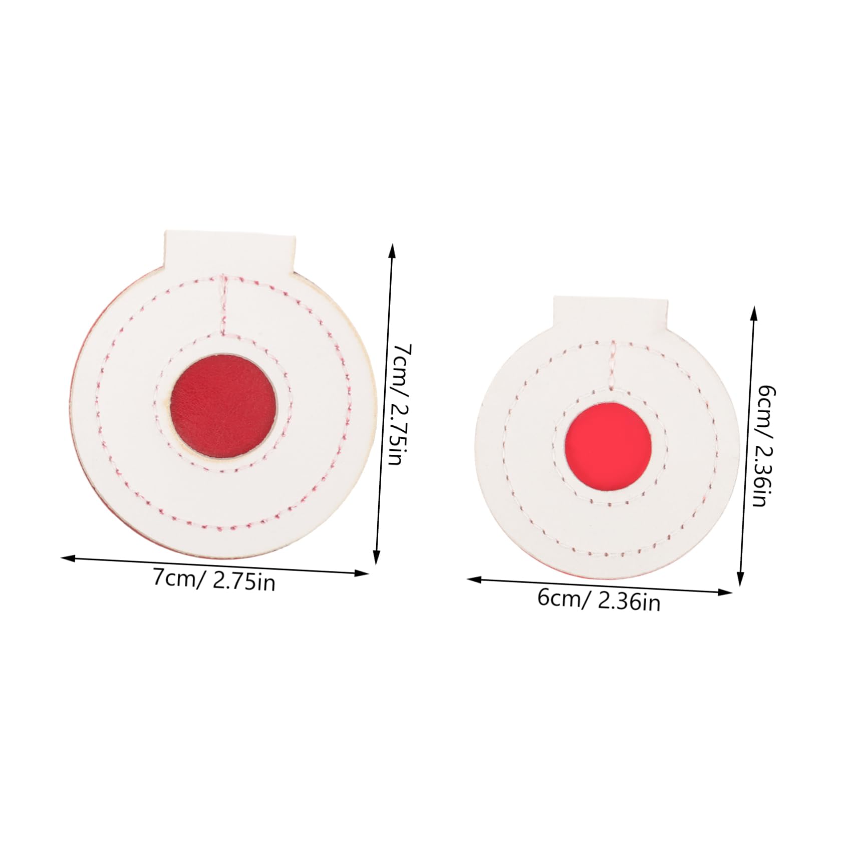 KICHOUSE Targets for 10 Pack Training Targets Thickened Metal Center Safe Portable for Practice