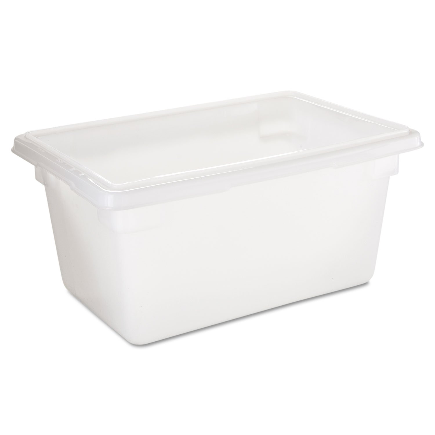 Rubbermaid Commercial Food/Tote Boxes, 5gal, 26w x 18d x 3 1/2h, Clear - Image 3