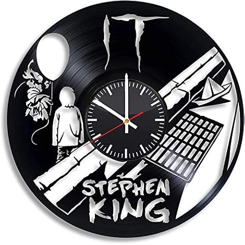 Stephen King Vinyl Record Retro Wall Clock New Year Christmas birthday Gift Personality creative home design wall decoration Cover