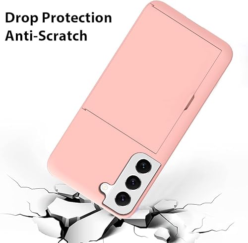 Miniatura 4 de ZIYE Funda para Galaxy S21 Plus 5G con tarjetero, funda tipo cartera para Galaxy S21 Plus, antiarañazos, doble capa, bolsillo oculto, a prueba de