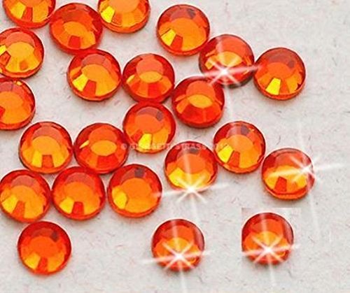 STRASS TERMOADESIVI 100pz SS16 4mm Arancione