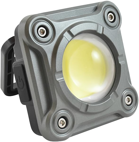Proyector LED Solar Mini, 10W, Negro