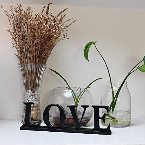 E-view Wooden Family Sign for Home Decor - Decorative Letters Tabletop Word Plaque Home Décor Accents (Set of 3-b) - Thumbnail 3
