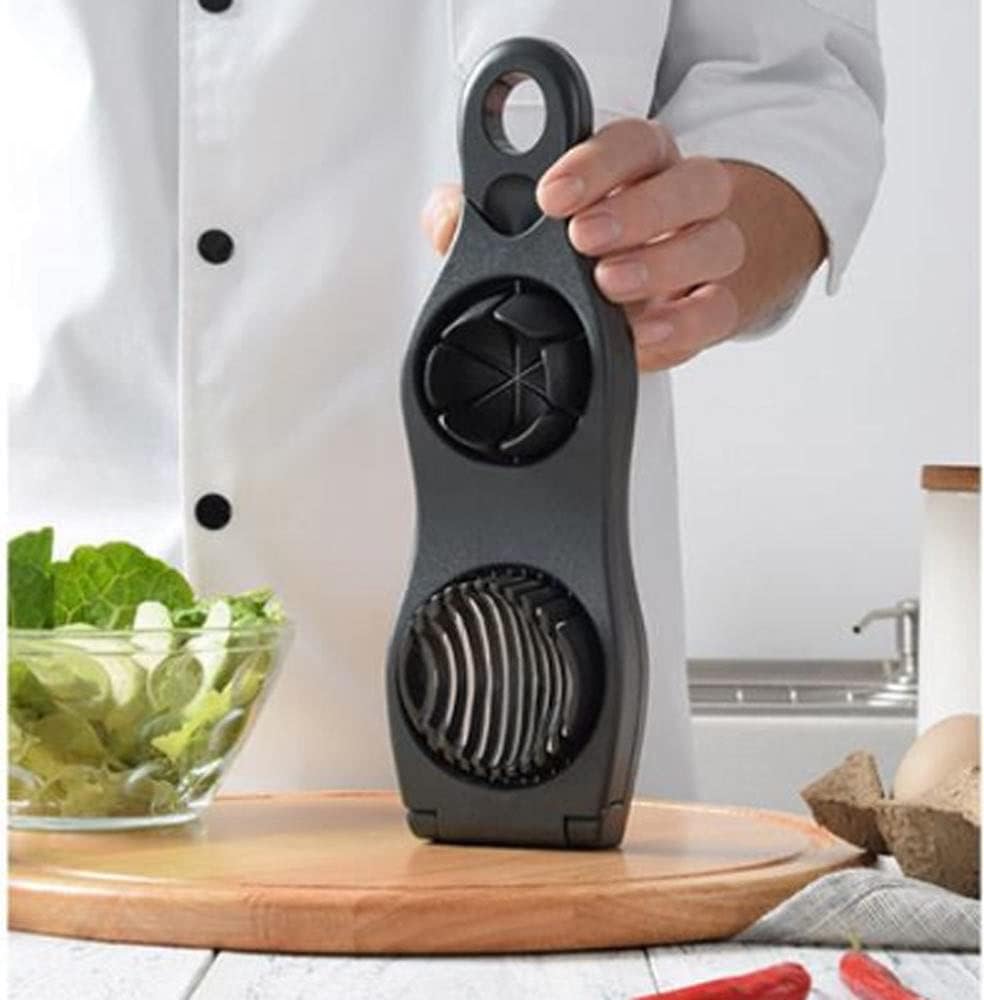 2 in 1 Stainless Steel Egg Cutter, Used for Cutters, Dividers, Kitchen Accessories
