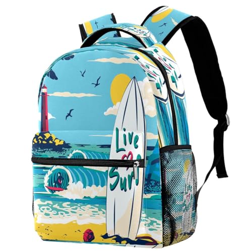 Sac à dos d'école multicolore ergonomique contre le mal de dos