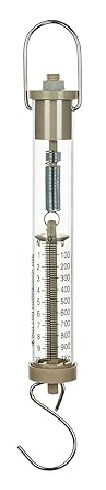 Newton Force Meter Spring Scale - Max Capacity 10N, 1 kg, Dual Scale Labeled FAST DELIVERY