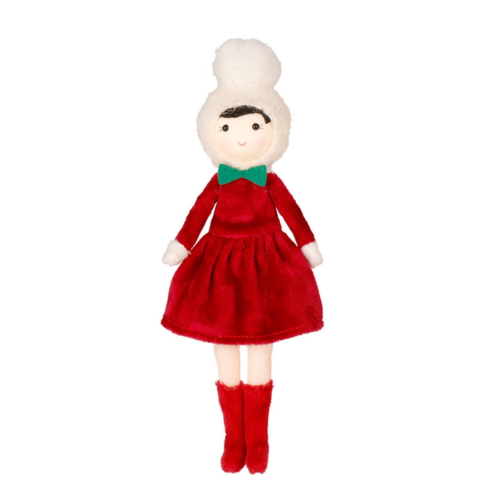 NVOQILIN Scandinavian Girl Doll Hanging Ornament Christmas Tree Decoration for Doorway Mantels Window Holiday Party Centerpieces Nordic Girl Doll Ornament
