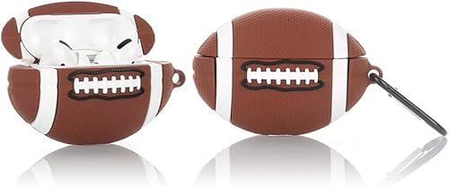 Miniatura 8 de Bonita funda para AirPods Pro de 21 generación (202320222019) con llavero, diseño de radio de dibujos animados en 3D, funda de carga de silicona