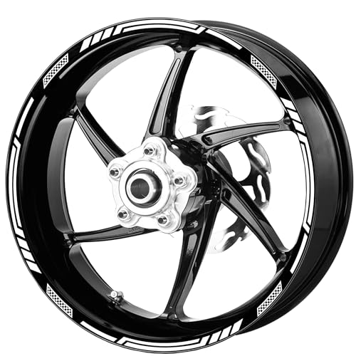 ✅ Kit completo per Ruote moto da 17 POLLICI (Nota Bene 17 POLLICI) Striscia adesiva per donare un tocco di sportività e originalità alla tua moto.