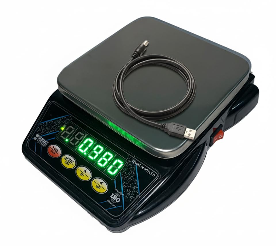 NIVAYO 10kg Digital Food Scale with Stainless Steel Top - Image 1