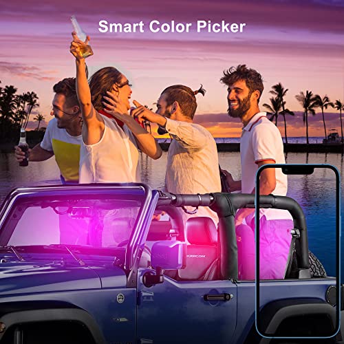 Orahon Car Led Lights,Smart App Control,Rgb Inside Car Lights Diy Dynamic Color Music Mode 4Pcs Strip Lights For Cars With Car Charger, Dc 12V #TOP5