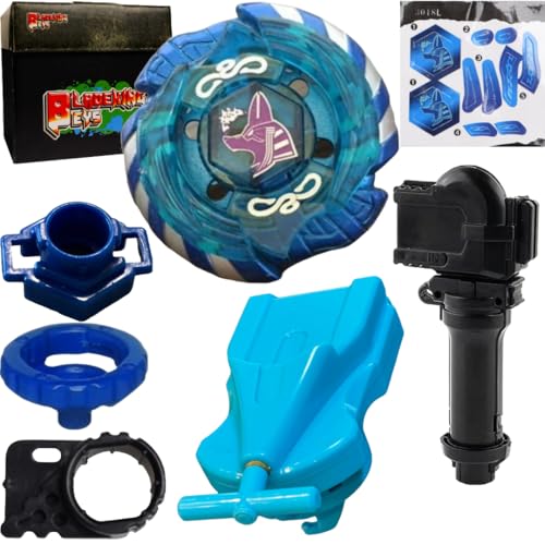 Image of BLADEKING BEYS B116 Mercurry Anubius 85XF + 1 Way String Launcher (Right Spin) + Grip + Toy Box