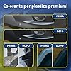 ATG® Rinnova plastiche Auto Nero - Ravviva plastiche Auto Esterno - Rinnova plastica - Cura Delicata della plastica per Esterni e Interni dell'auto - Rinnova paraurti Auto Nero plastiche Auto