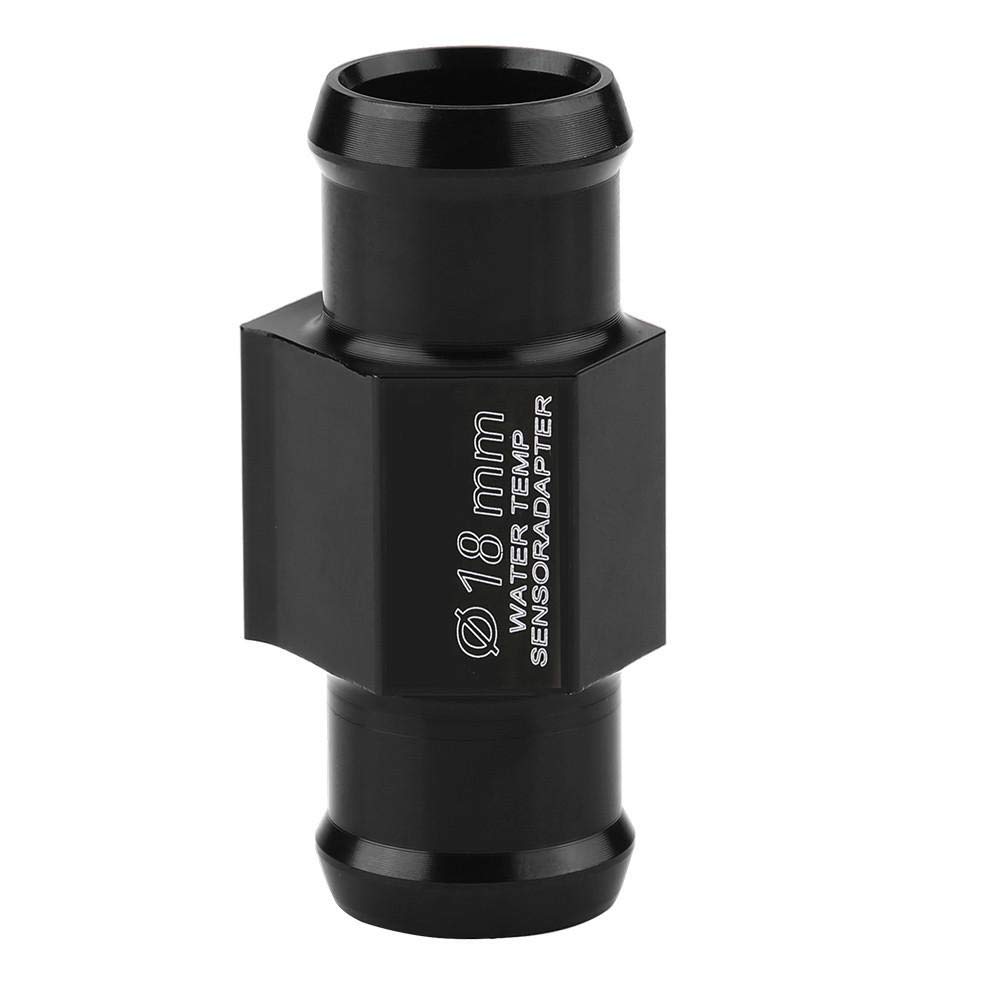 EBTOOLS Adattatore per Temperatura Acqua Nera, Adattatore per sensore Tubo Flessibile per Temperatura dell'Acqua per Moto Universale(18mm) Adatto per sensore Temperatura Acqua Moto