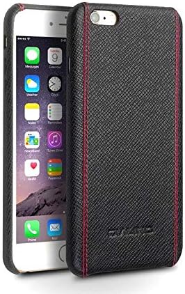 QIALINO IP7826 HH Men Genuine Leather Cover for iphone7 Business Back Slim Shockproof Shell