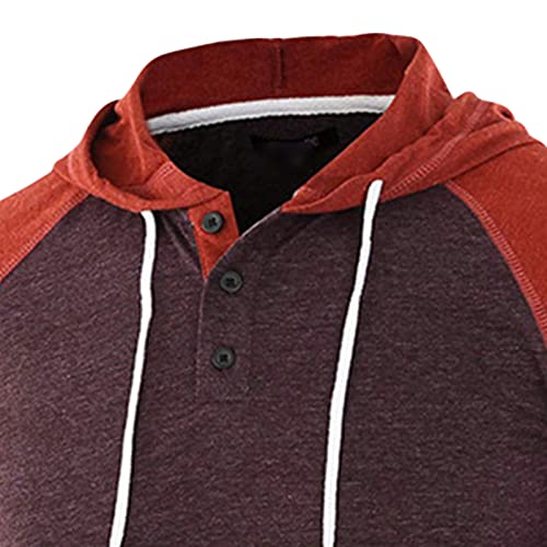 JEShifangjiusu Men'S Hoodie Long Sleeve Sweatshirt Hiking Running Workout T-Shirts Fashion Athletic Solid Color Pullover Top2