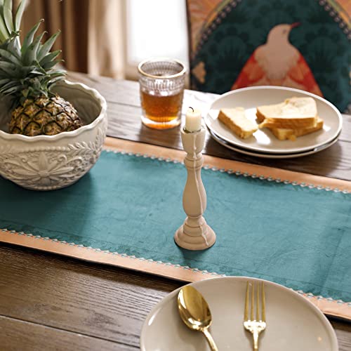 Patdrea Table Runner, 102 Inch Long Soft Velvet Table Runner For Farmhouse Kitchen Tea/Coffee Table Dining Room Decoration Party Thanksgiving Christmas #TOP4