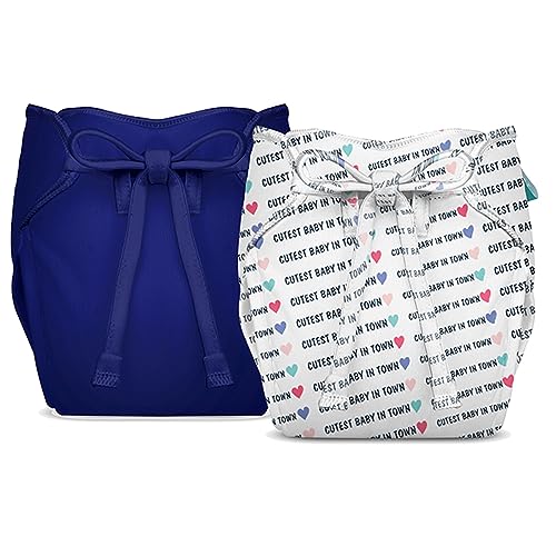 Image of Bumberry New & Improved Smart Nappy For New Born Baby (XS |0-3 months) | Holds Upto 3 Pees With Extra Absorbtion & 100% Leak Protection All in One Cloth Diaper For Just Borns - 2 Pcs - Kit 9